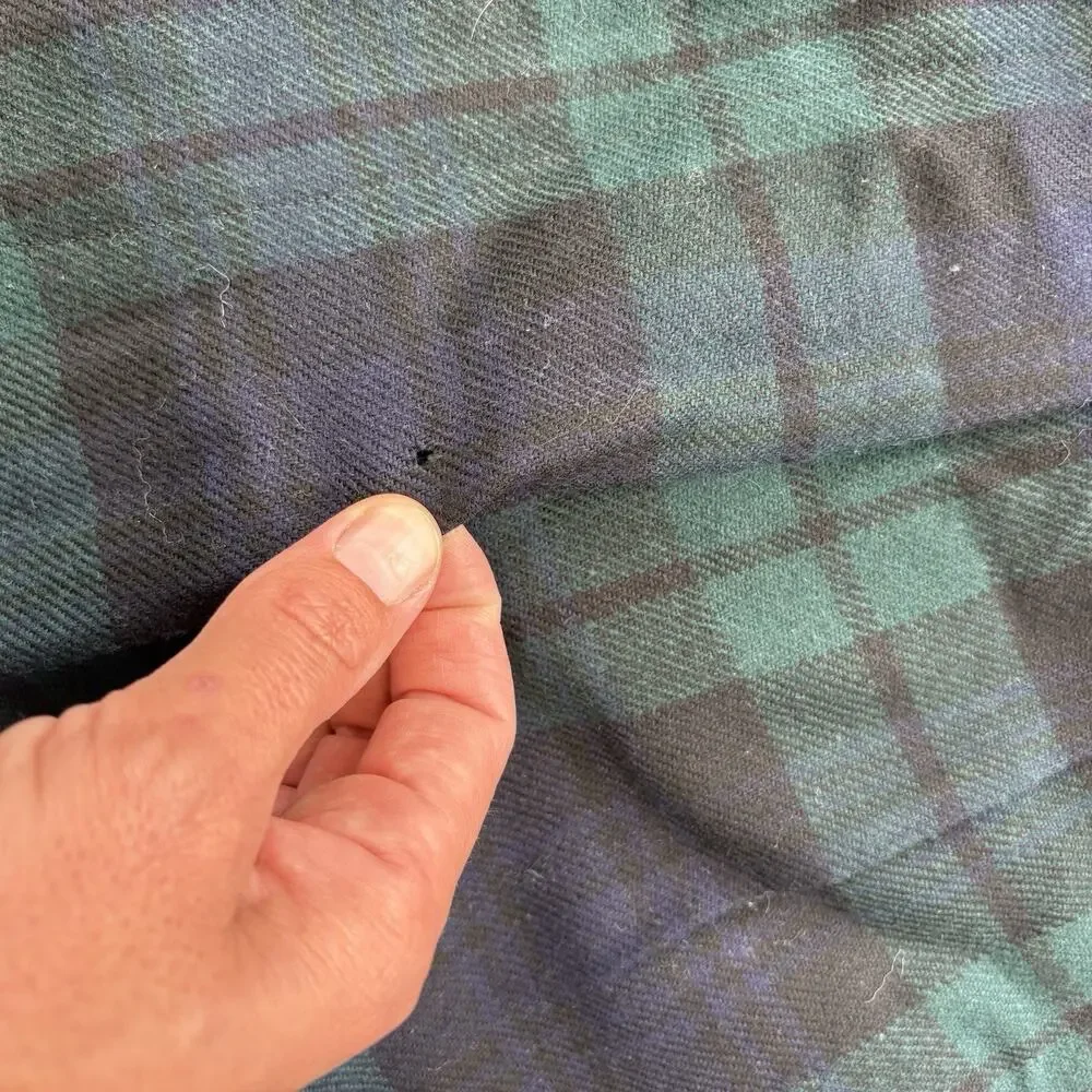 Mohan’s VTG 1956 Plaid Tartan Pleated Shorts Scottish Irish Gold FAIR WORN LOVED